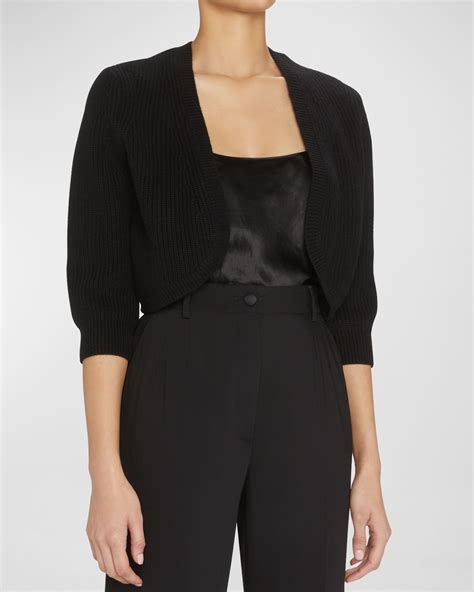 michael kors shrug|Michael Kors Collection Cashmere Cropped Shrug .